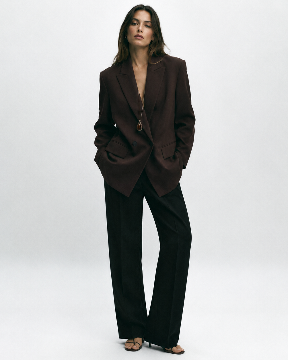 KYLIE STRUCTURED BLAZER - Millie Blue