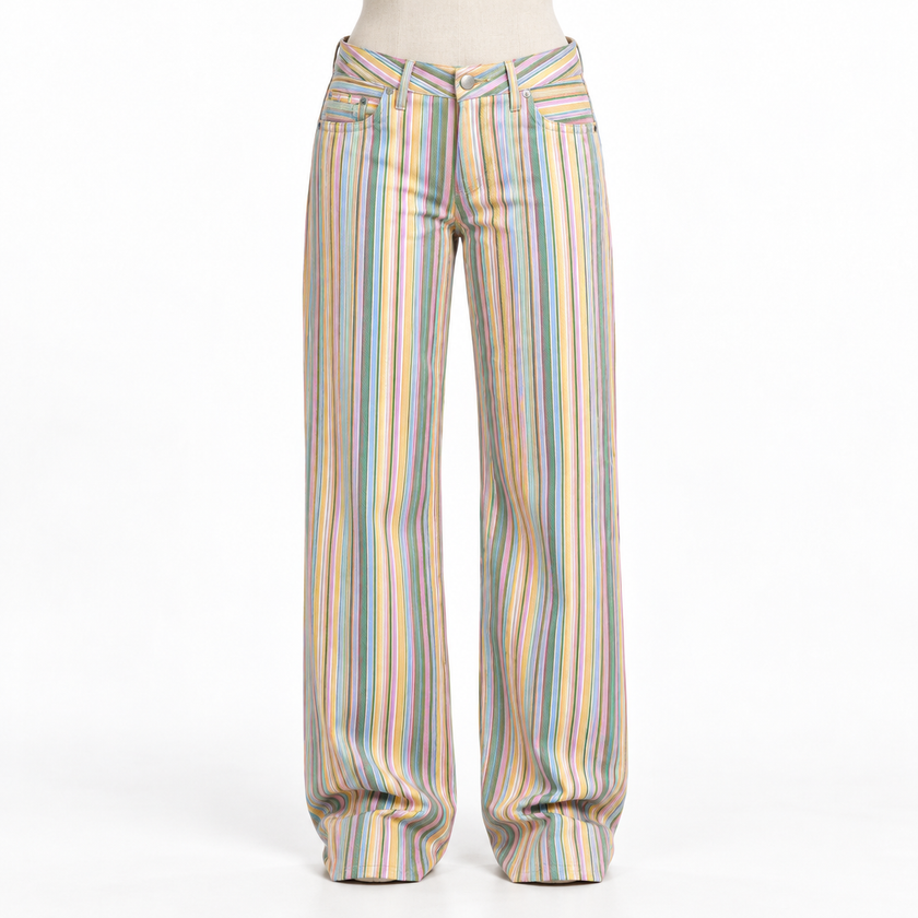 LEA WIDE-LEG JEANS - Millie Blue