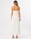 LILY PLEATED HALTER GOWN Millie Blue