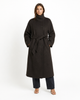 LONDON LONG COLLAR COAT - Millie Blue