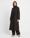 LONDON LONG COLLAR COAT - Millie Blue2