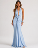 LYANNE HALTERNECK GOWN - Millie Blue