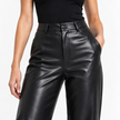 LYRA LEATHER PANTS - Millie Blue