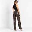 LYRA LEATHER PANTS - Millie Blue