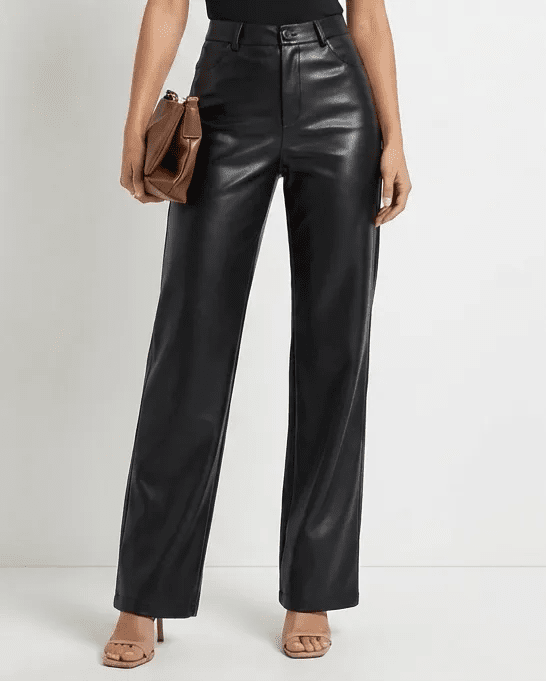 LYRA LEATHER PANTS Millie Blue