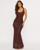 LYRA SCOOP - NECK MAXI DRESS - Millie Blue