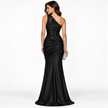 MADELINE ONE-SHOULDER SEQUIN MAXI DRESS - Millie Blue