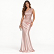 MADELINE ONE-SHOULDER SEQUIN MAXI DRESS - Millie Blue