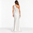 MADELINE ONE-SHOULDER SEQUIN MAXI DRESS - Millie Blue