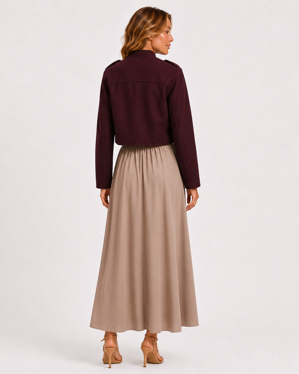 MARGOT CROPPED JACKET Millie Blue