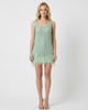 Maribel Sequin Tassle Mini Dress Millie Blue