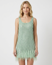 MARIBEL SEQUIN TASSLE MINI DRESS - Millie Blue