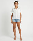 MARIN LINEN SHIRT Millie Blue