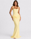 MAZIE CORSET MAXI DRESS - Millie Blue