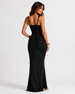 MAZIE CORSET MAXI DRESS - Millie Blue