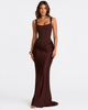 MAZIE CORSET MAXI DRESS - Millie Blue