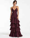 NIA RUFFLE MAXI DRESS - Millie Blue