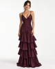 NIA RUFFLE MAXI DRESS - Millie Blue