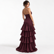 NIA RUFFLE MAXI DRESS - Millie Blue