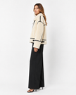 ODETTE FUR ZIP JACKET - Millie Blue