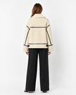 ODETTE FUR ZIP JACKET - Millie Blue