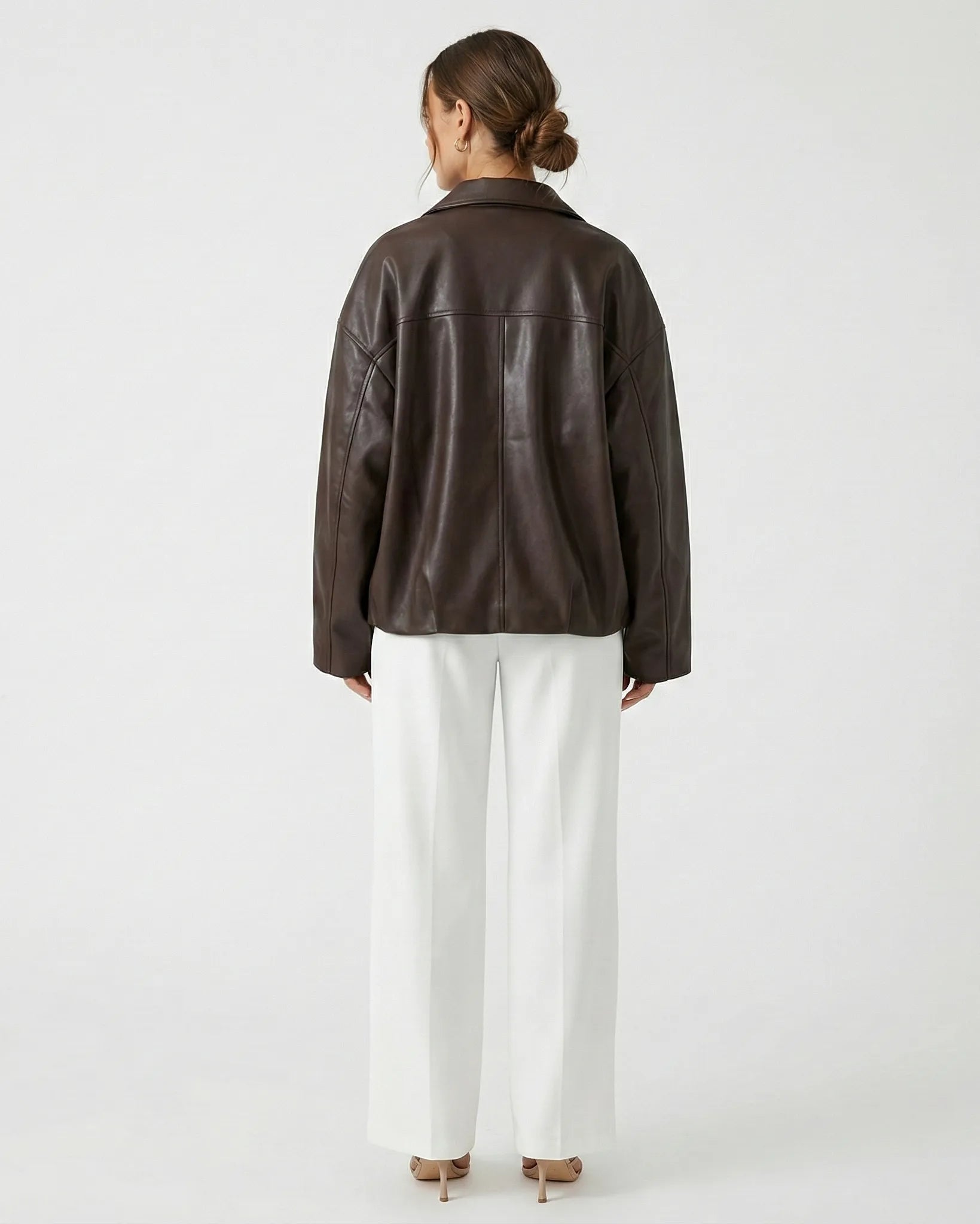 RAVEN VINTAGE LEATHER JACKET Millie Blue