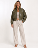 ROWAN BOMBER JACKET - Millie Blue