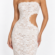 RUI LACE MAXI DRESS - Millie Blue