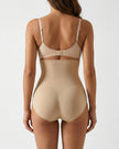 SEAMLESS HIGH-WAISTED SUPPORT THONG Millie Blue