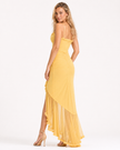 SERAPHINA RUFFLED GOWN Millie Blue
