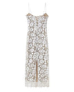SERAPHINE LACE MIDI DRESS - Millie Blue