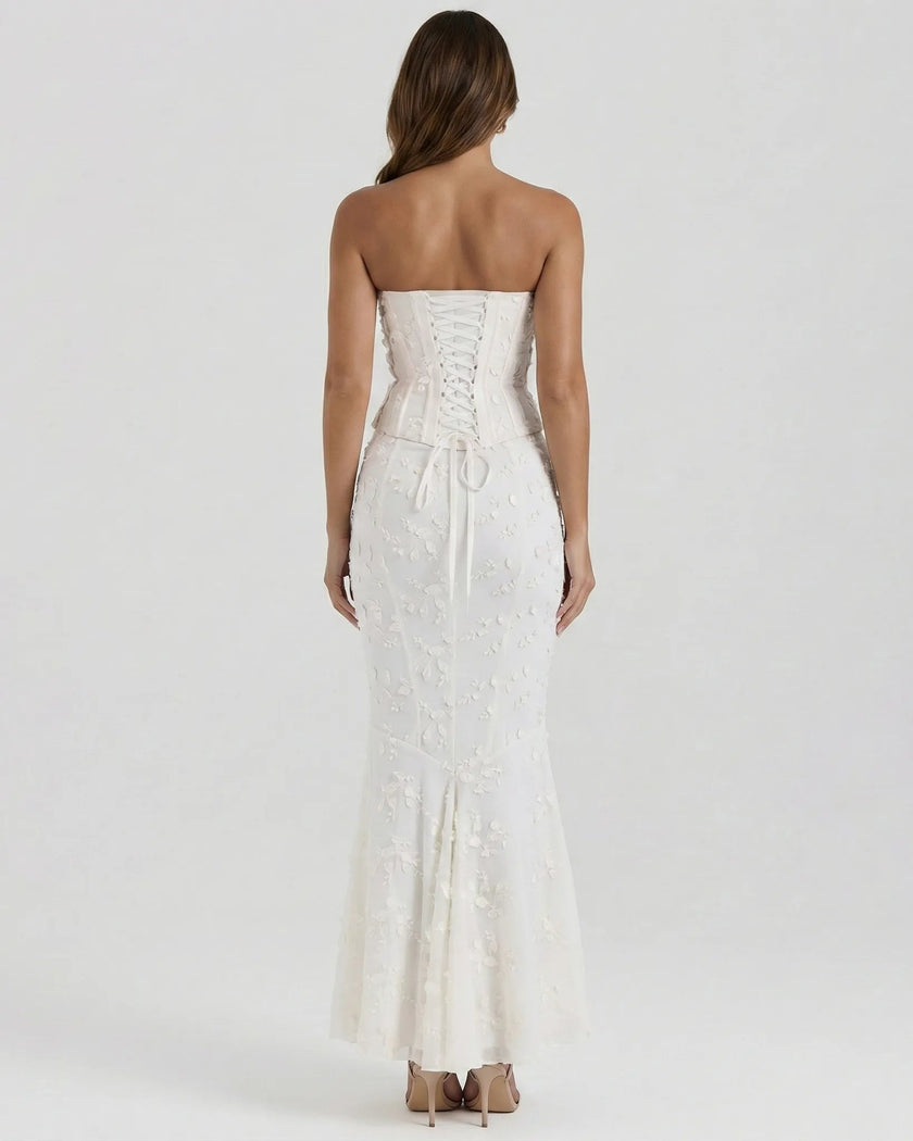 SERAPHINE TWO-PIECE CORSET DRESS Millie Blue