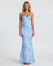 SKYLAR MAXI DRESS Blue Millie Blue