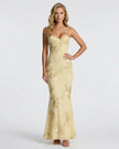 SKYLAR MAXI DRESS Yellow Millie Blue
