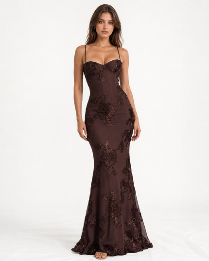 SKYLAR MAXI DRESS - Millie Blue