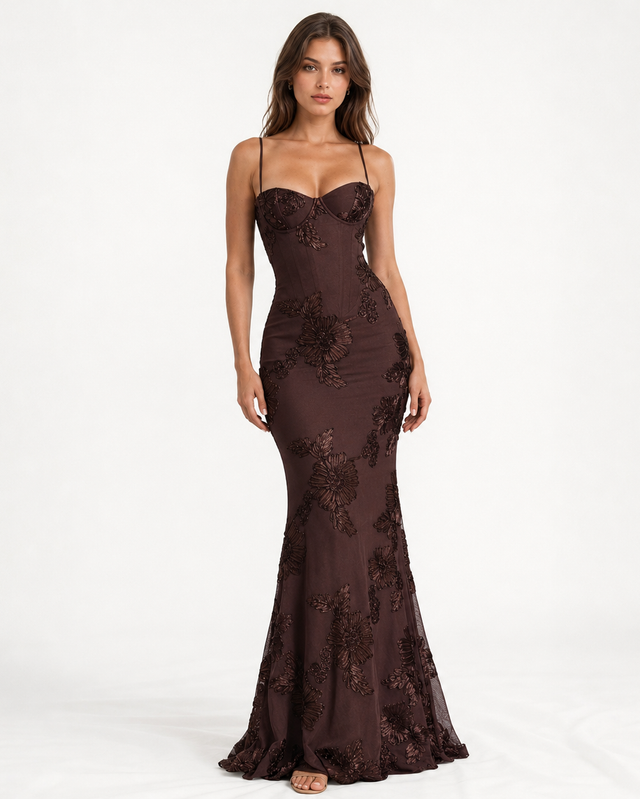 SKYLAR MAXI DRESS - Millie Blue