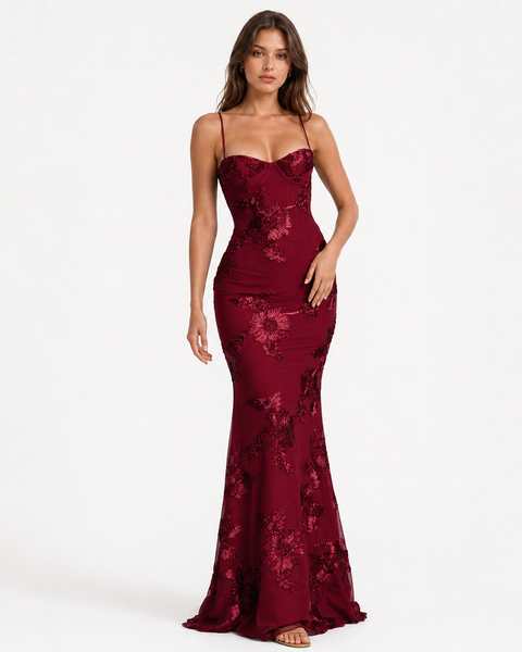 SKYLAR MAXI DRESS - Millie Blue