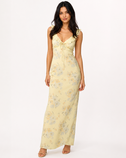 SUMMER FLORAL DRESS - Millie Blue
