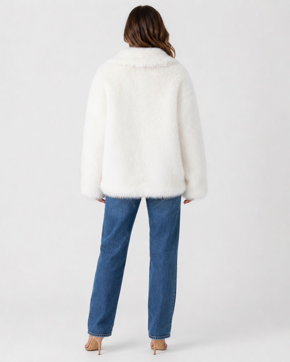 VALENCIA FUR JACKET - Millie Blue