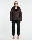 VICTORIA LEATHER JACKET Millie Blue