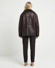 VICTORIA LEATHER JACKET Millie Blue