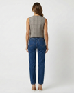 Willow Plaid Vest Millie Blue